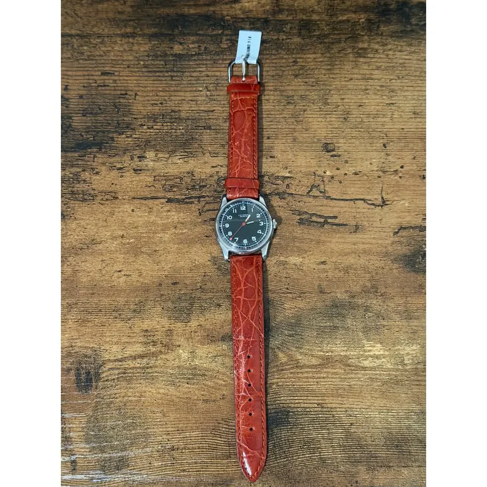 Vintage Universal Genève Black Dial Swiss Mechanical Watch